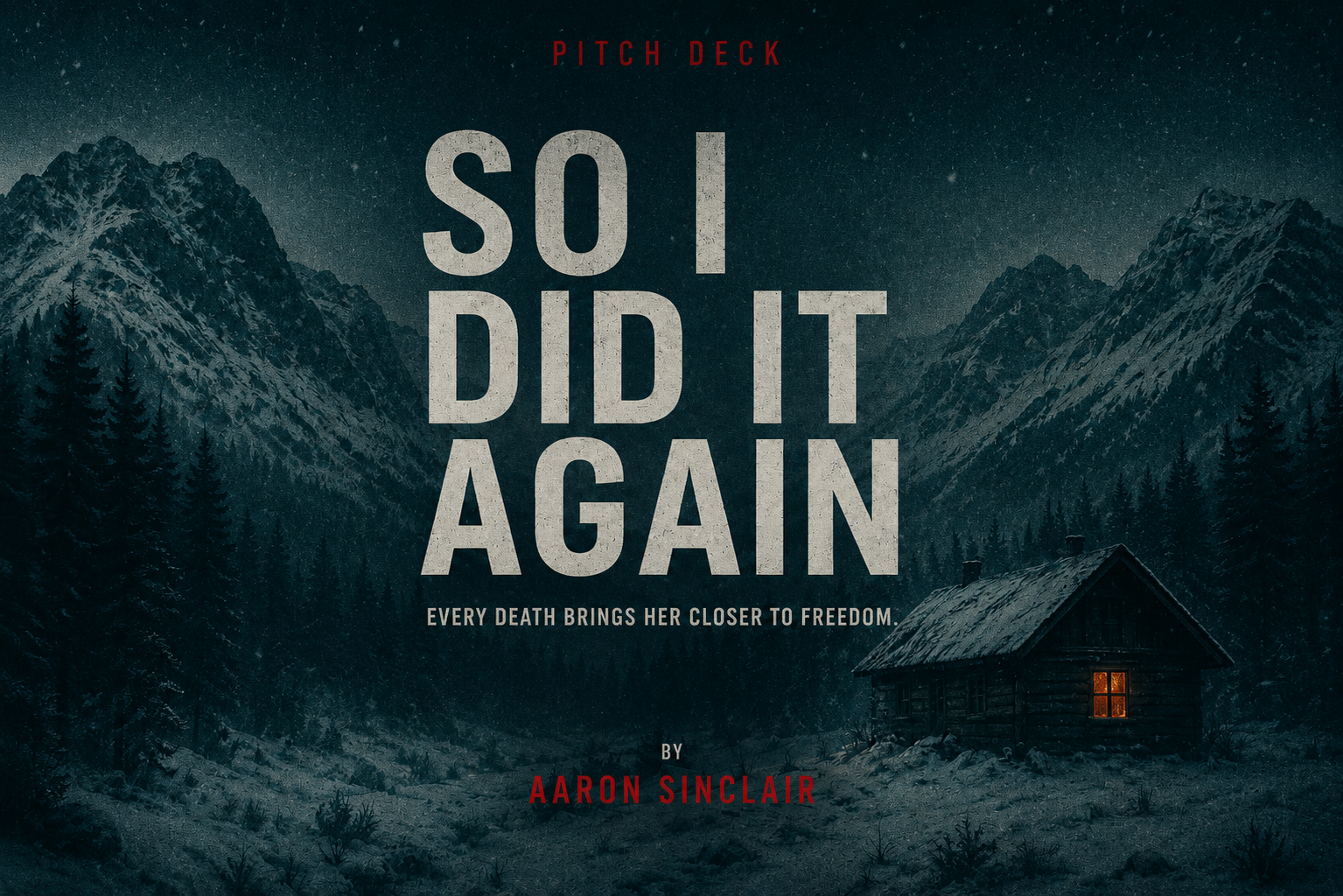 So I Did It Again — pitch deck cover