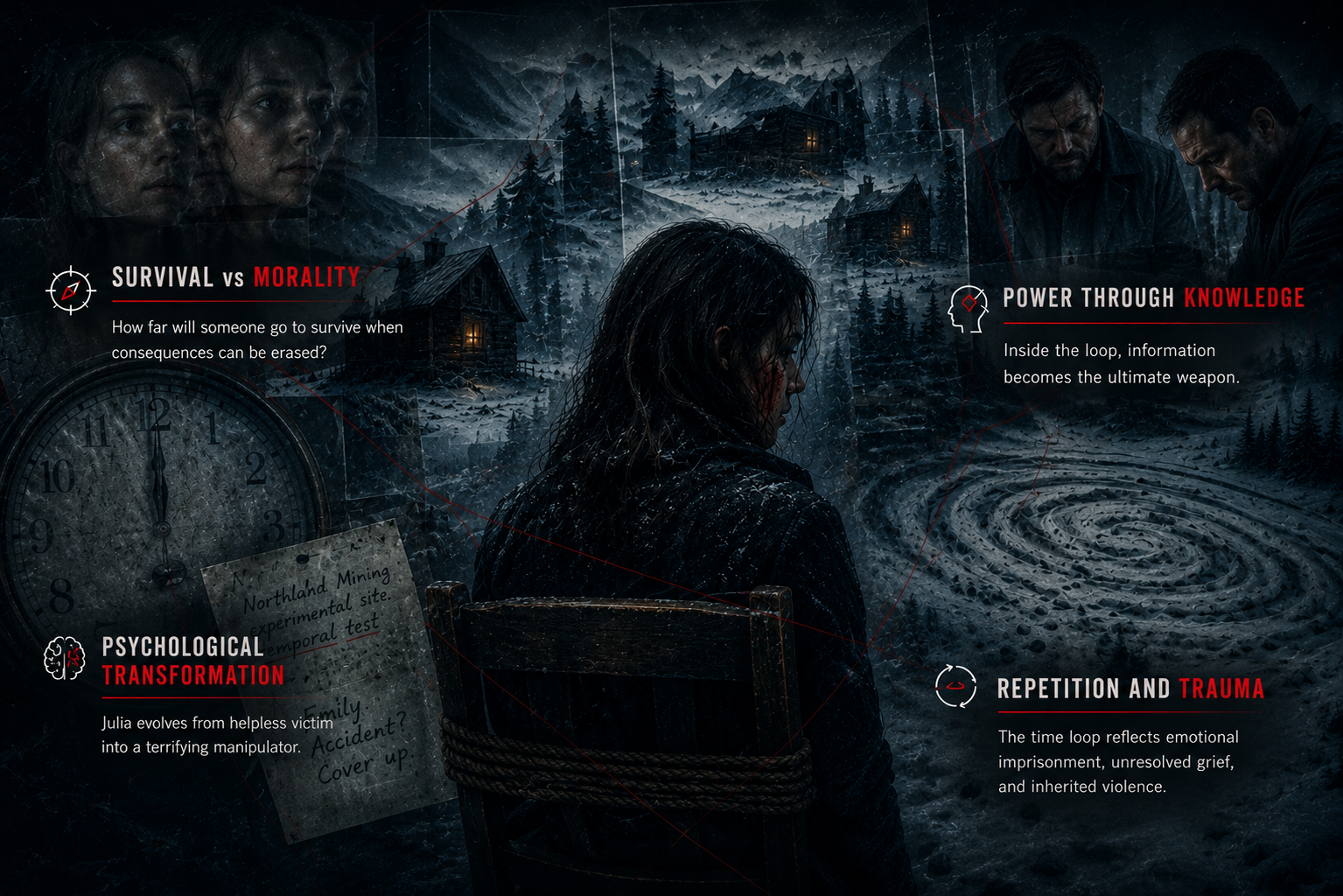 Four points of interest — thematic elements